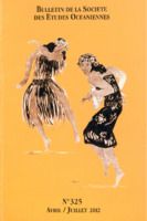 Bulletin de la Société des Études Océaniennes numéro 325