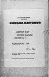 Patrol Reports. Gulf District, Baimuru, 1963-1964