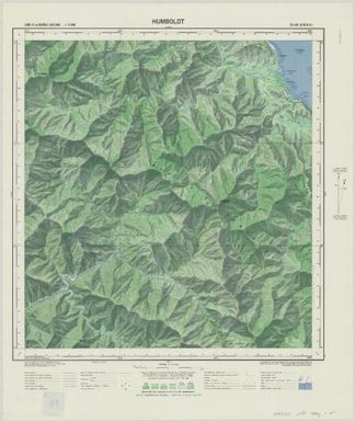 Carte de la Nouvelle Caledonie 150 000: Humboldt