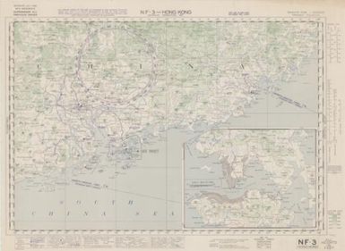 Australian aeronautical map: Hong Kong (Sheet NF3)