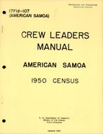 [Folder 112] American Samoa - Crew Leader's Manual