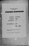 Patrol Reports. Central District, Abau, 1957-1958