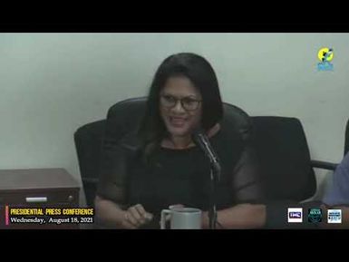 Weekly Presidential Press Conference (August 18, 2021)