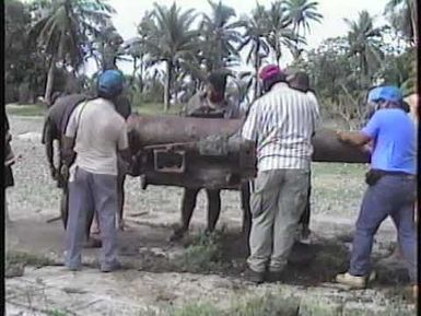 Restoration of a World War II Gun, Wotje Atoll