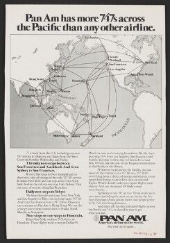 Pan Am has more 747s across the Pacific than any other airline.