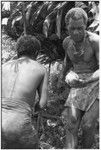 Larikeni emerges with husked coconut
