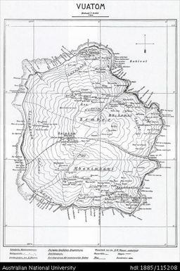 Papua New Guinea, New Britain, Vuatom (Watom Island), 1:10 000, 1910