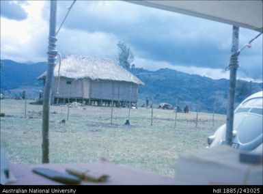 Traditional house and local people