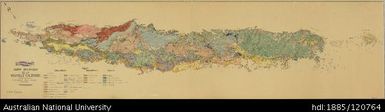New Caledonia, Carte Geologique de la Nouvelle-Caledonie,  1946-54, 1:300 000