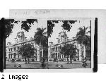 Old Palace of Honolulu now the Executive Mansion. Hawaii