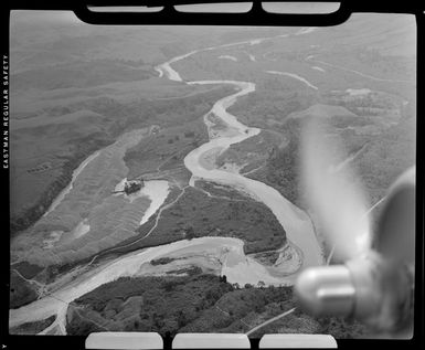 Gold dredge, Bulolo Valley, Papua New Guinea