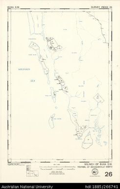 Papua New Guinea, Buka SW, Survey Index 26, 1:50 000, 1973