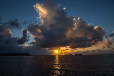 Sunset, Nukunonu, Tokelau