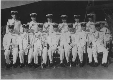 Kurita's 2nd Fleet Staff on board Fleet Flagship Chokai