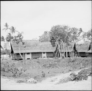 Rows of huts, Fiji, 1966 / Michael Terry