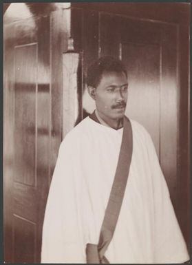 Mesiach Sisis, Deacon at Motalava Vanuatu, 1906, 2 / J.W. Beattie