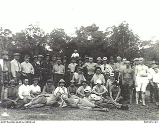 HOLSWORTHY INTERNMENT CAMP, NSW, C.1914. GERMAN PRISONERS FROM NEW GUINEA. (ORIGINAL ALBUM HELD IN AWM ARCHIVE STORE). (DONOR: R.A. SANDS)