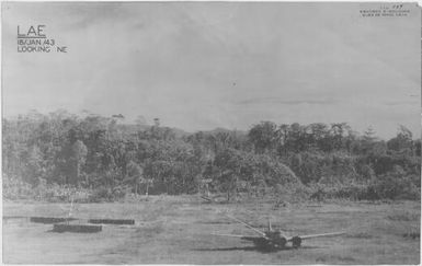 [Aerial photographs relating to the Japanese occupation of Lae, Papua New Guinea, 1943] (68)