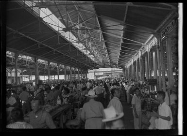 Market scene, Papeete, Tahiti