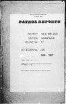 Patrol Reports. New Ireland District, Namatanai, 1966 - 1967