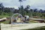 Country sawmill, Bougainville, [Papua New Guinea], 1959