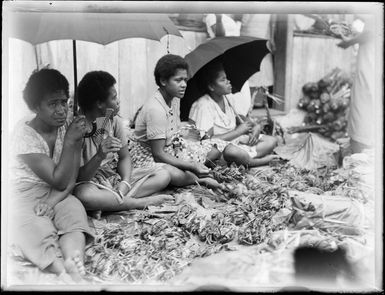 Women at a market, Suva, Fiji