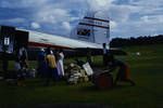 Plane unloading at Sohano, Bougainville, Jun 1960