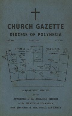 Church Gazette, Polynesia: May 1961