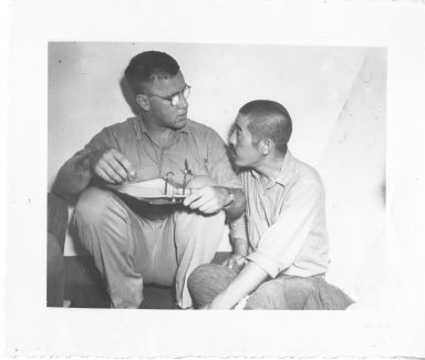 Cliff Graham with prisoner of war
