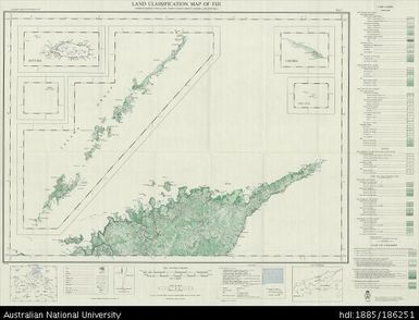 Fiji, Land Classification Map of Fiji, North-eastern Vanua Levu, part Yasawa Group, Cikobia and Rotuma, Sheet 1, 1961, 1:126 720