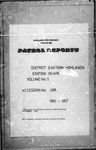 Patrol Reports. Eastern Highlands District, Okapa, 1966 - 1967