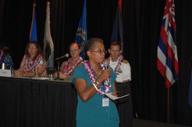 [Assignment: 48-DPA-09-30-08_SOI_K_Isl_Conf_Final] Final day of Insular Areas Health Summit [("The Future of Health Care in the Insular Areas: A Leaders Summit") at the Marriott Hotel in] Honolulu, Hawaii, where Interior Secretary Dirk Kempthorne [joined senior federal health officials and leaders of the U.S. territories and freely associated states to discuss strategies and initiatives for advancing health care in those communinties [48-DPA-09-30-08_SOI_K_Isl_Conf_Final_DOI_0865.JPG]