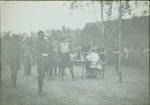 Dave Calder conducting census, between Lake Murray and Kiunga, [Papua New Guinea], 1952