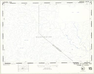 Milinch of ... : fourmil of ... (15 - Fourmil of Talasea - Milinch of Kapiura SW)
