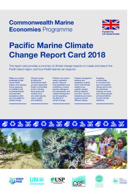 Pacific marine climate change report card 2018.