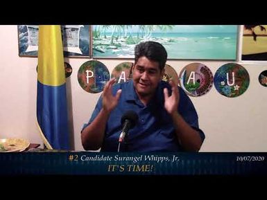 Candidate Surangel Whipps, Jr. for President (10/07/2020)