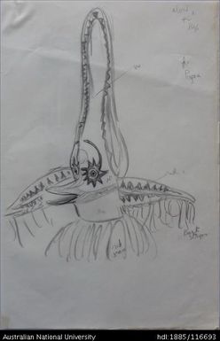 untitled [headdress] fr Papua