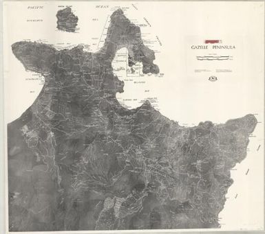 Gazelle Peninsula / compiled by Laurie & Montgomerie, Consulting Engineers, for Department of Lands, Surveys, & Mines, Konedobu, Papua