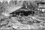 Folofo'u in front of his house at Uka'oi