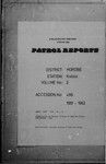 Patrol Reports. Morobe District, Kalalo, 1961 - 1962