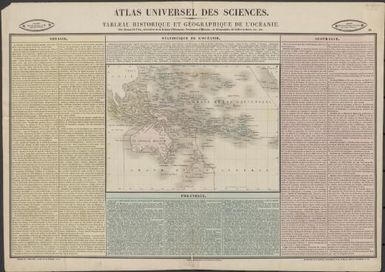 Tableau historique et géographique de l'Océanie / par Henri Duval, Chevalier de la Légion-d'Honneur ; Professeur d'Histoire, de Géographie, de Belles-Lettres, ec., etc. ; gravé par Laguillermie, rue des Noyers 56