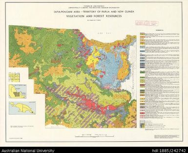 Papua New Guinea, Safia-Pongani Area, Vegetation and Forest Resources, CSIRO Land Research Series 17, 1967, 1:250 000