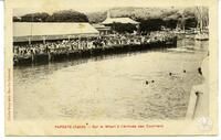 Papeete (Tahiti) - Sur le Wharf à l'Arrivée des Courriers
