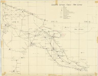 Geodetic surveys Papua New Guinea