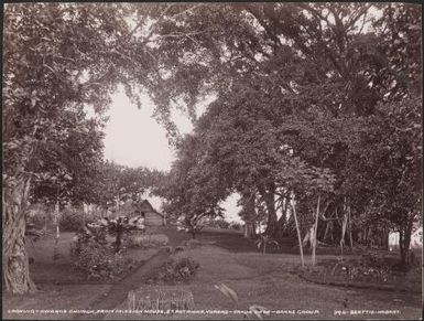 The church at St. Patricks, Vanua Lava, Banks Islands, 1906 / J.W. Beattie