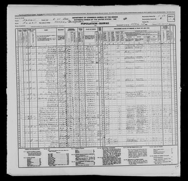 1940 Census Population Schedules - Hawaii - Hawaii County - ED 1-56