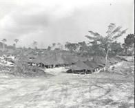 Ninth General Hospital. World War II. Biak Island. Enlisted Men Tents.