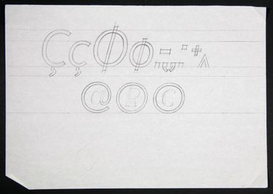Churchward Legible Medium Condensed Italic Sketch