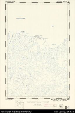 Papua New Guinea, Dogura NW, Survey Index 54, 1:50 000, 1974