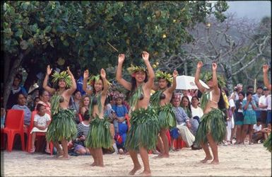 Ceremonial dance group, Festival of Pacific Arts